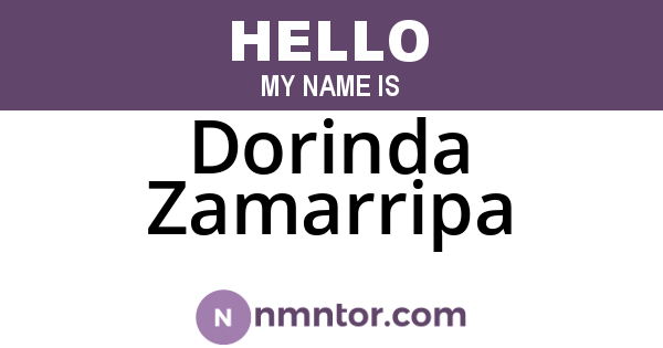 Dorinda Zamarripa