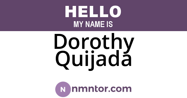 Dorothy Quijada