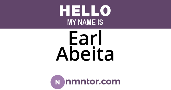 Earl Abeita