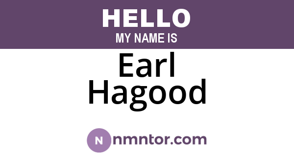 Earl Hagood