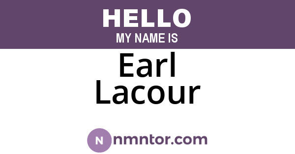 Earl Lacour