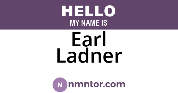Earl Ladner