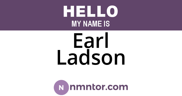Earl Ladson