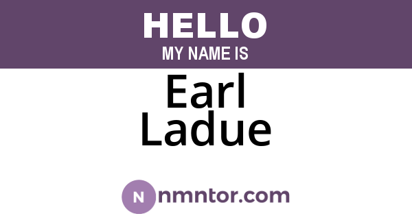 Earl Ladue
