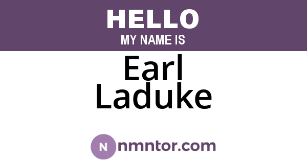 Earl Laduke