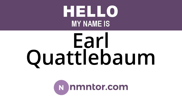 Earl Quattlebaum