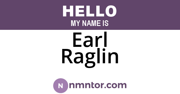 Earl Raglin
