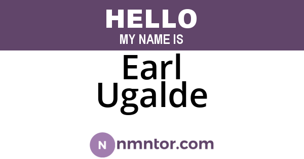Earl Ugalde