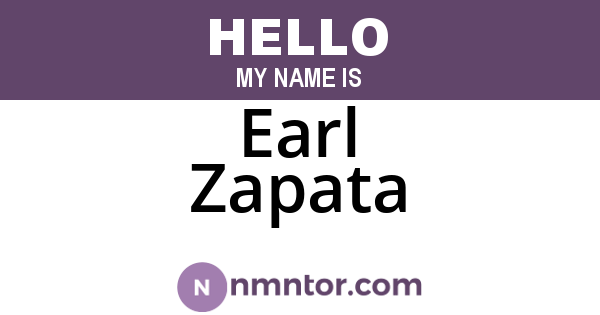 Earl Zapata