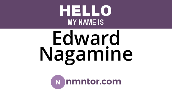 Edward Nagamine