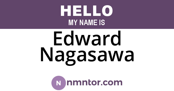 Edward Nagasawa