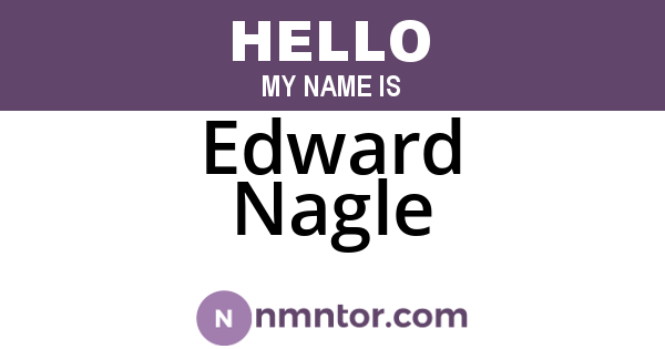 Edward Nagle