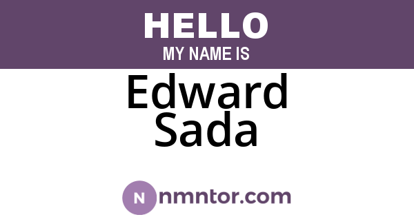 Edward Sada