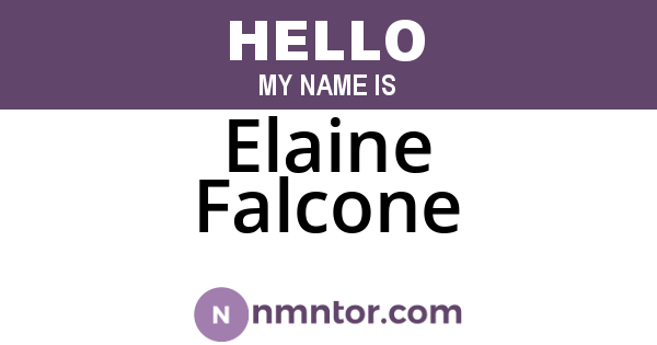 Elaine Falcone