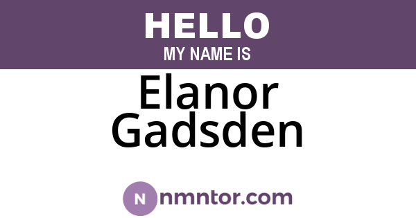 Elanor Gadsden