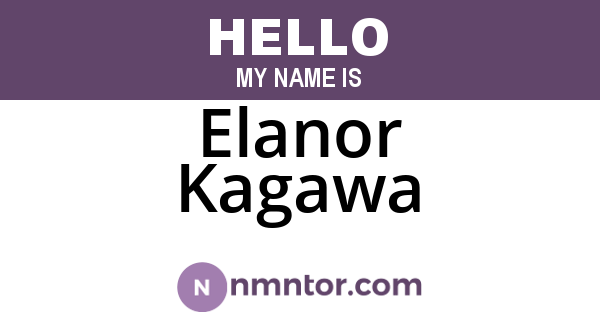 Elanor Kagawa