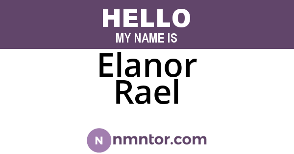 Elanor Rael