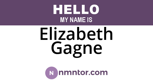 Elizabeth Gagne