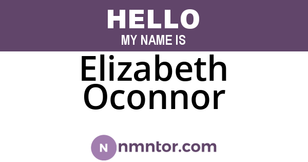 Elizabeth Oconnor