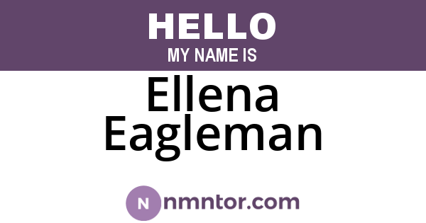 Ellena Eagleman