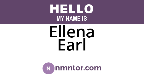 Ellena Earl
