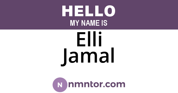Elli Jamal