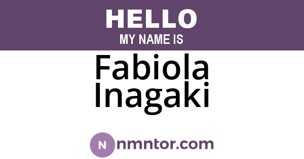 Fabiola Inagaki