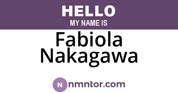 Fabiola Nakagawa