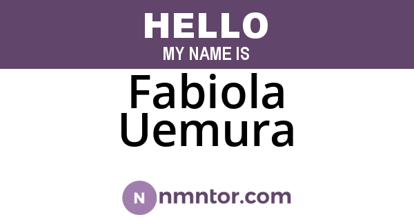 Fabiola Uemura