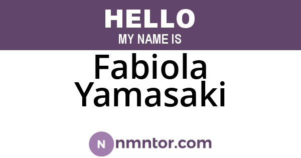 Fabiola Yamasaki