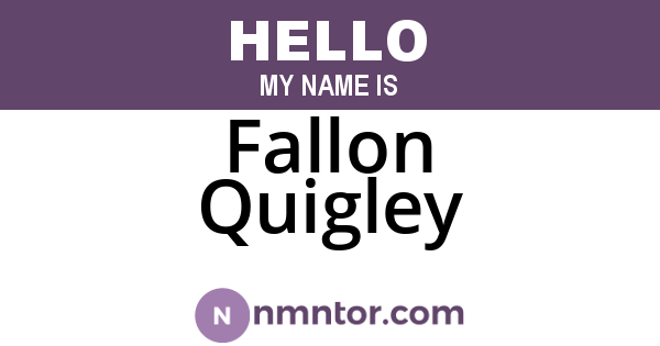 Fallon Quigley