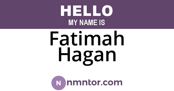 Fatimah Hagan