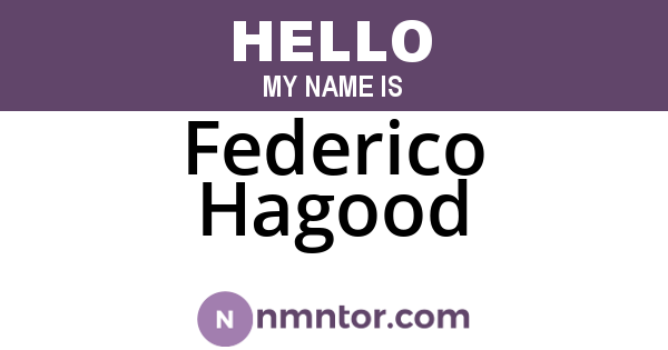 Federico Hagood