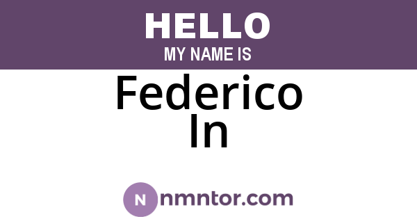 Federico In