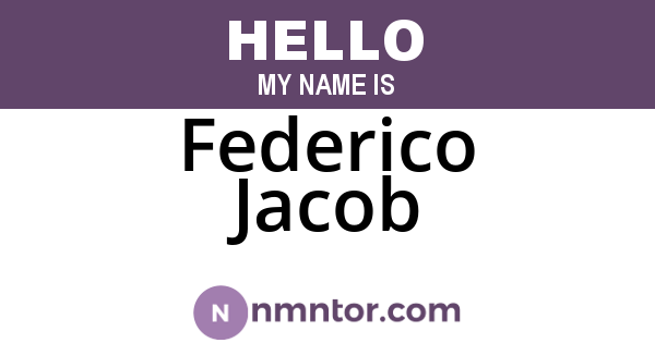 Federico Jacob