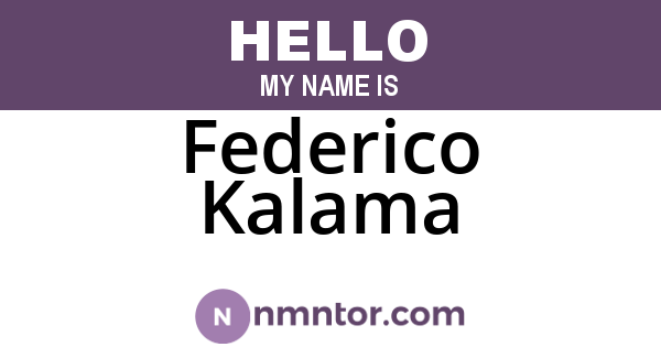Federico Kalama