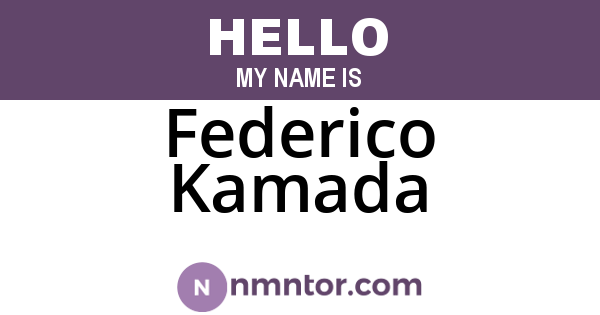 Federico Kamada