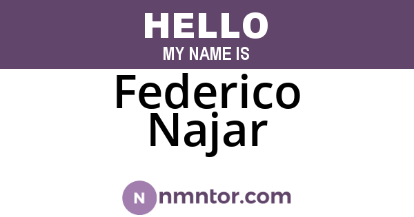 Federico Najar