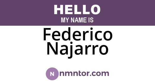 Federico Najarro