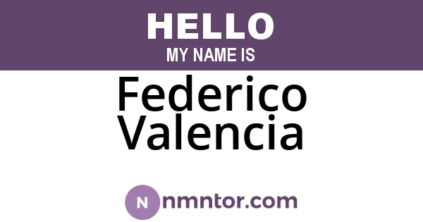 Federico Valencia