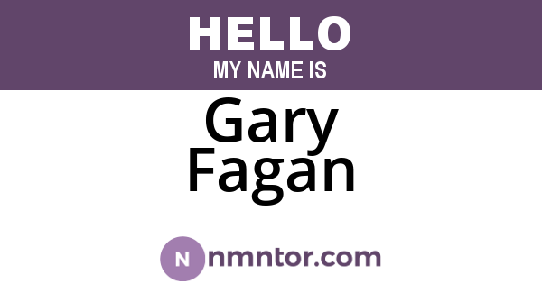 Gary Fagan