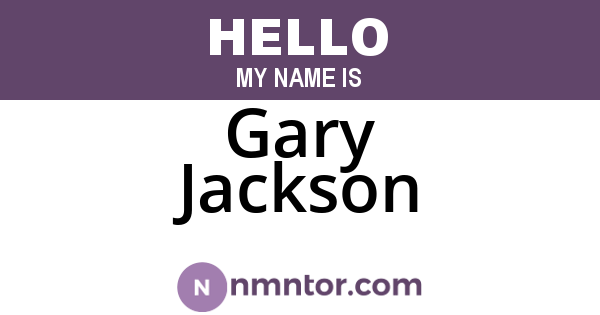 Gary Jackson