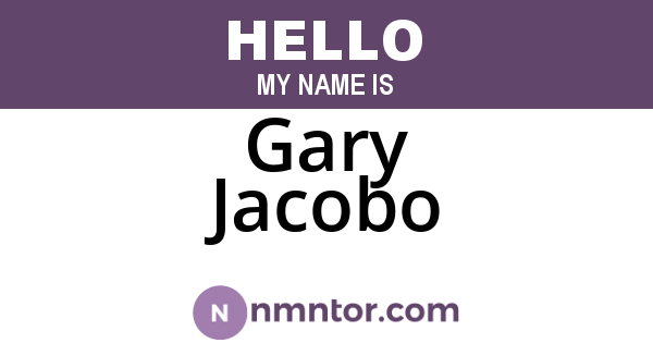 Gary Jacobo