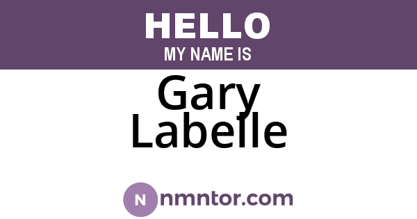 Gary Labelle