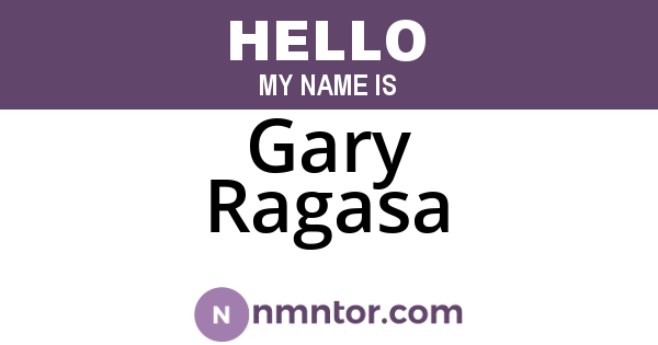 Gary Ragasa