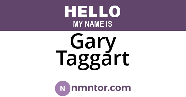Gary Taggart