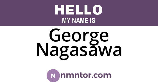 George Nagasawa