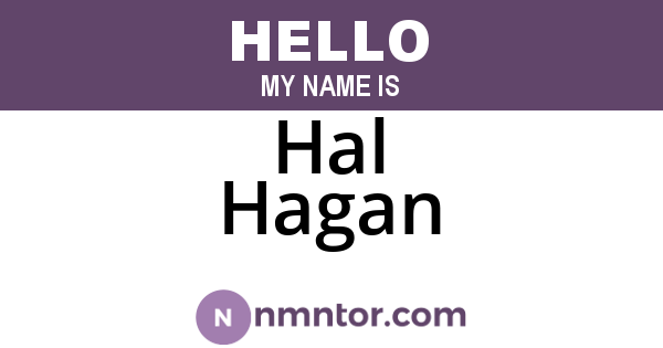 Hal Hagan