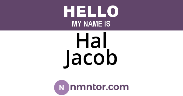 Hal Jacob
