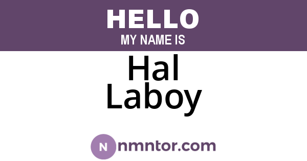 Hal Laboy
